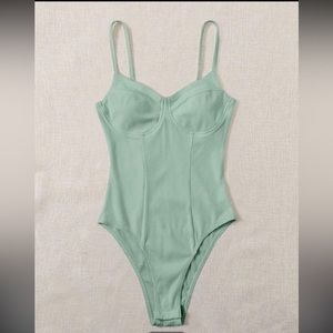 NWOT Teal Bodysuit
